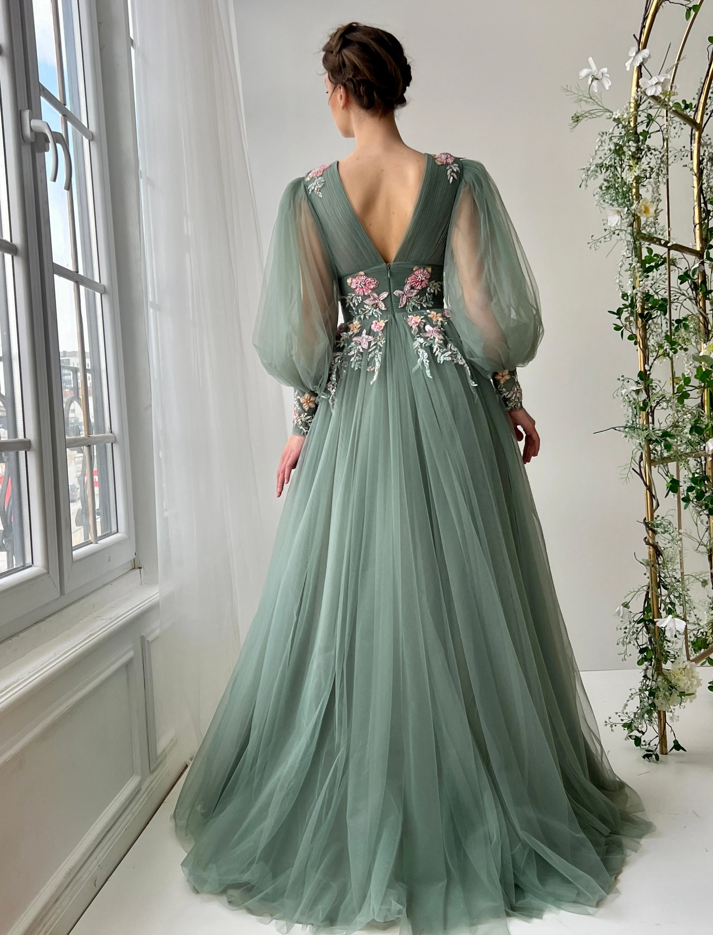 Sage Verse Gown - Image 3