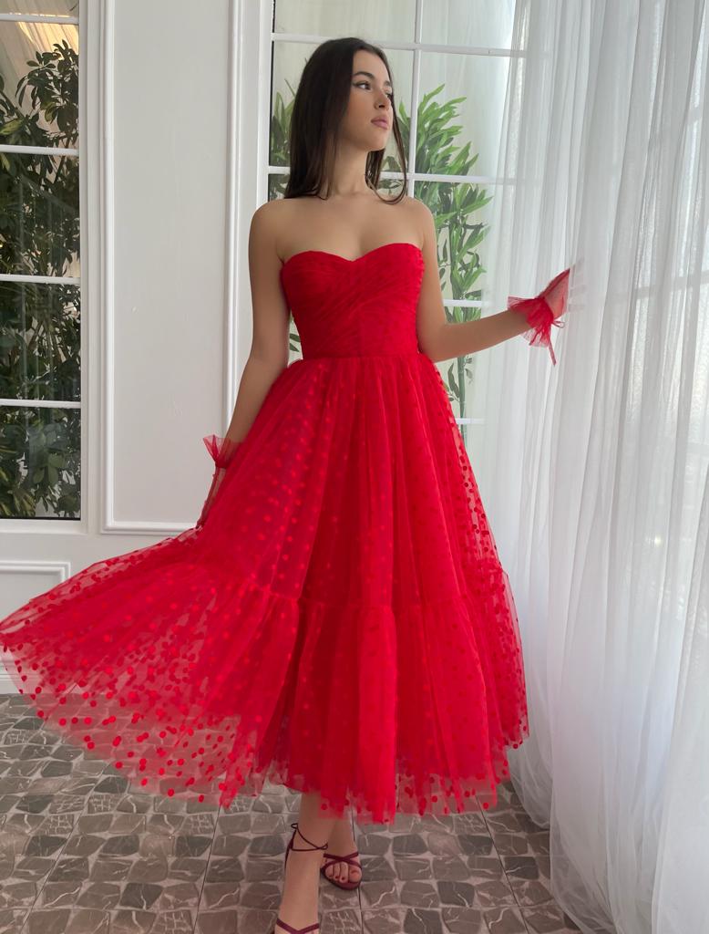 Scarlet Charm Dress - Image 5