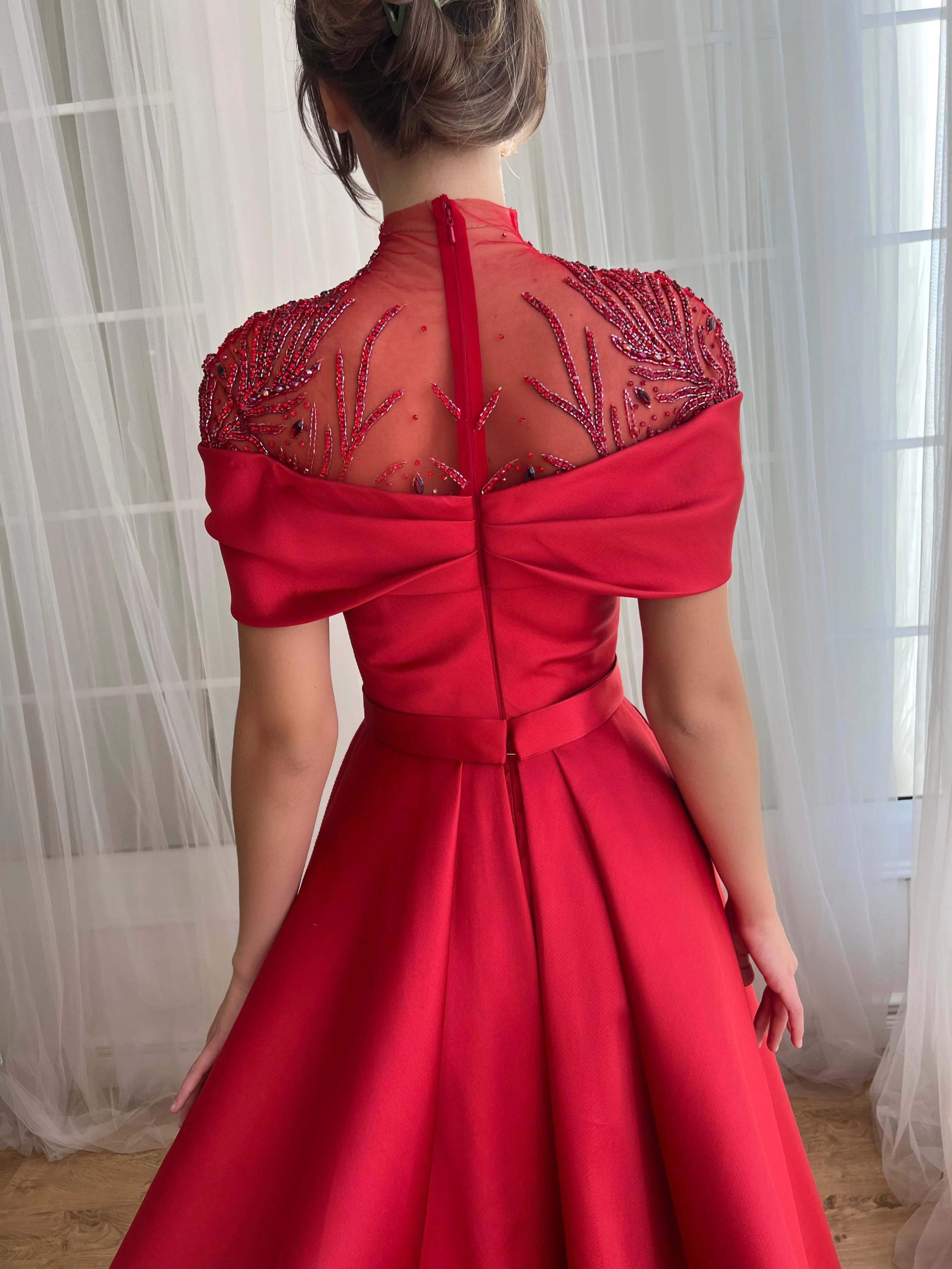 Scarlet Gala Gown - Image 4