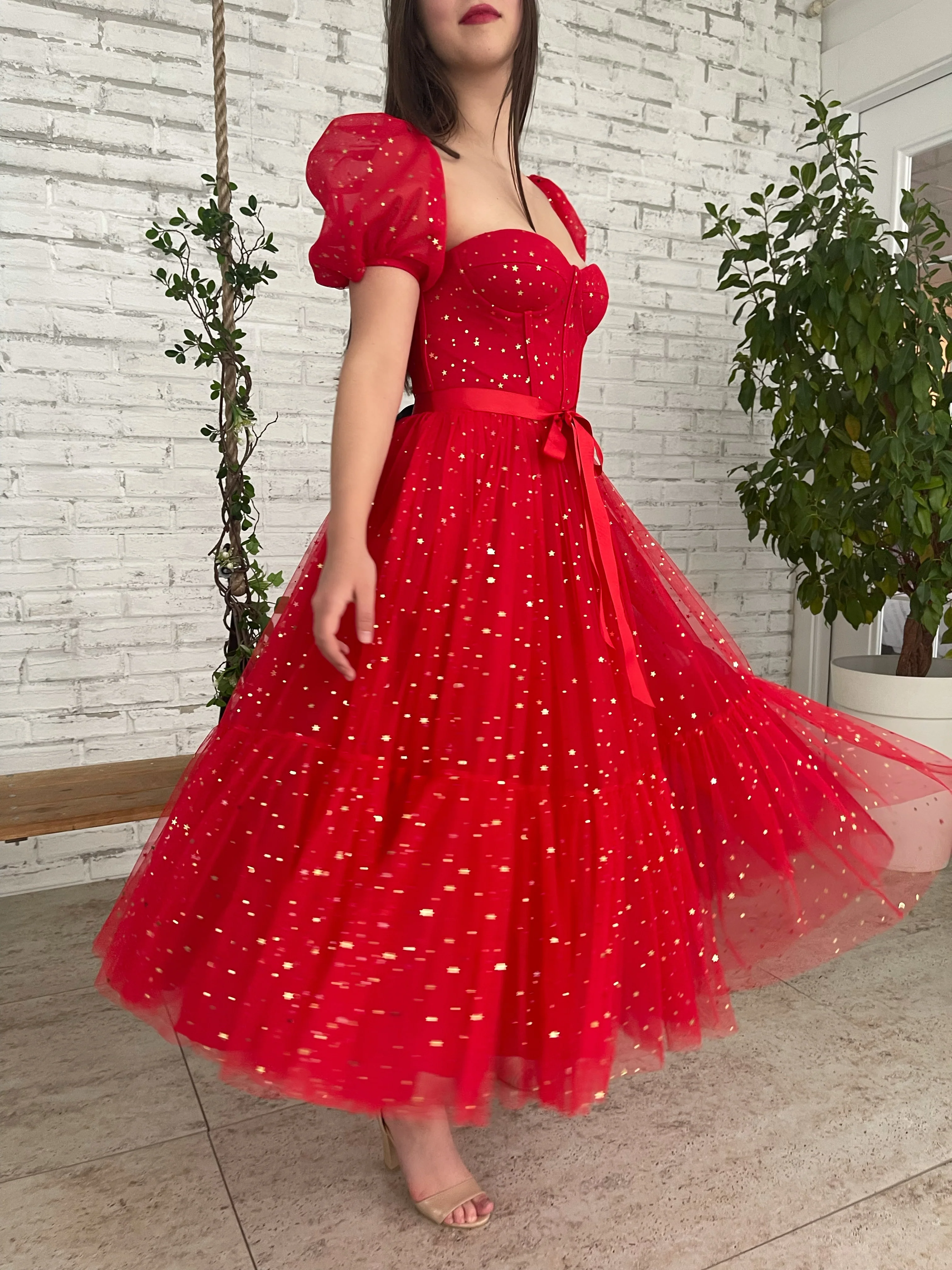 Scarlet Stargazer Dress - Image 4