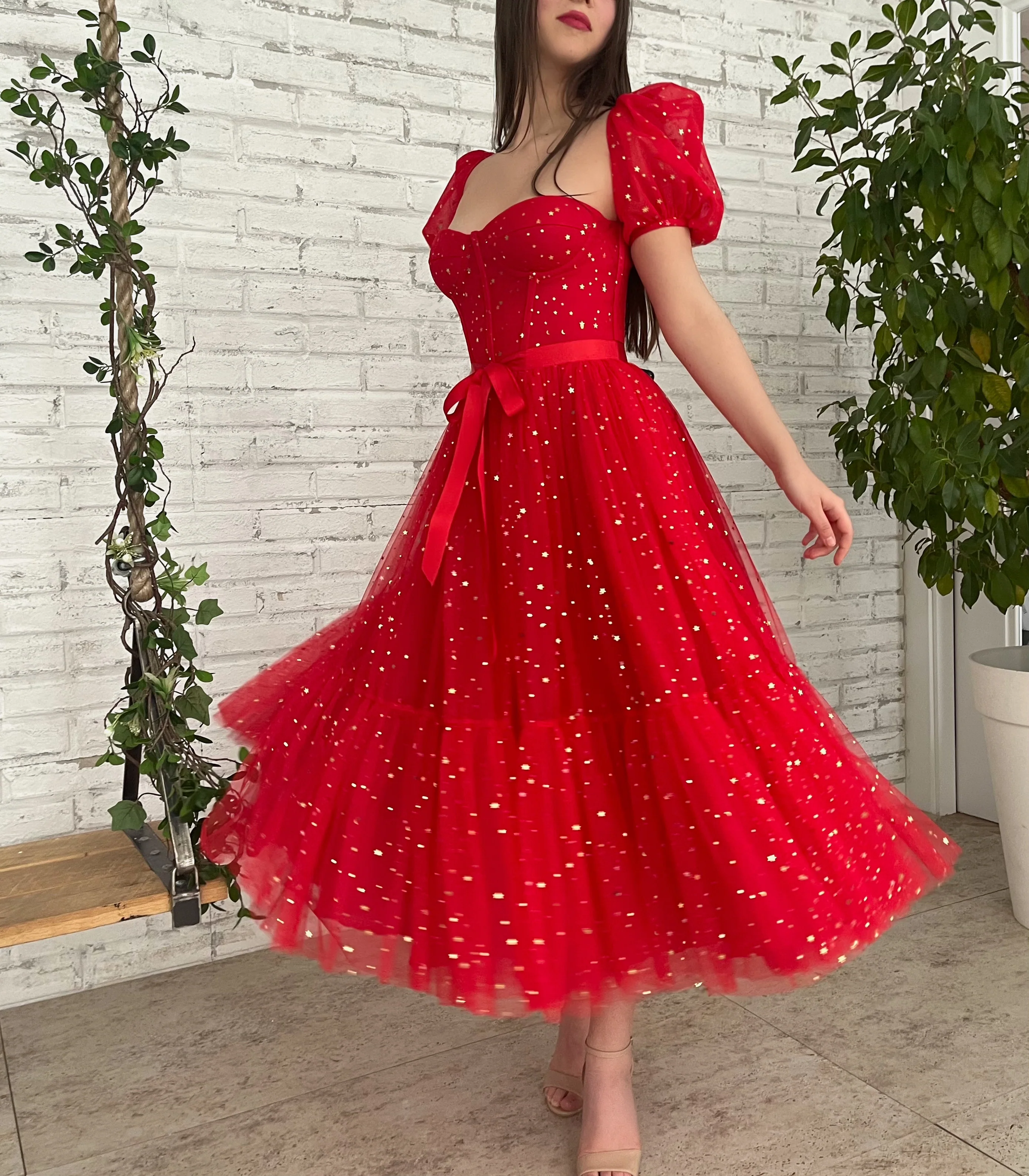Scarlet Stargazer Dress - Image 7