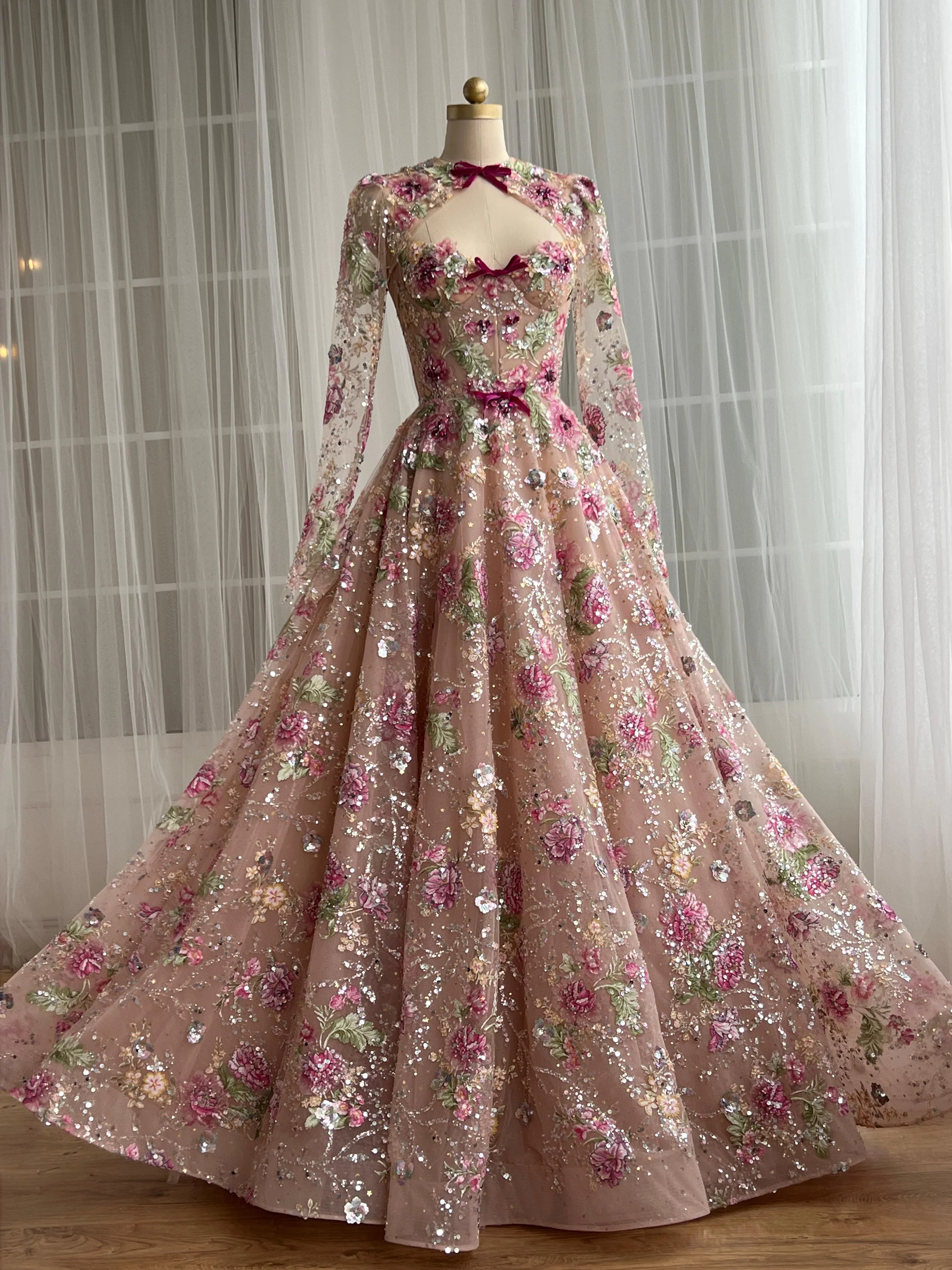 Sequin Tangle Gown
