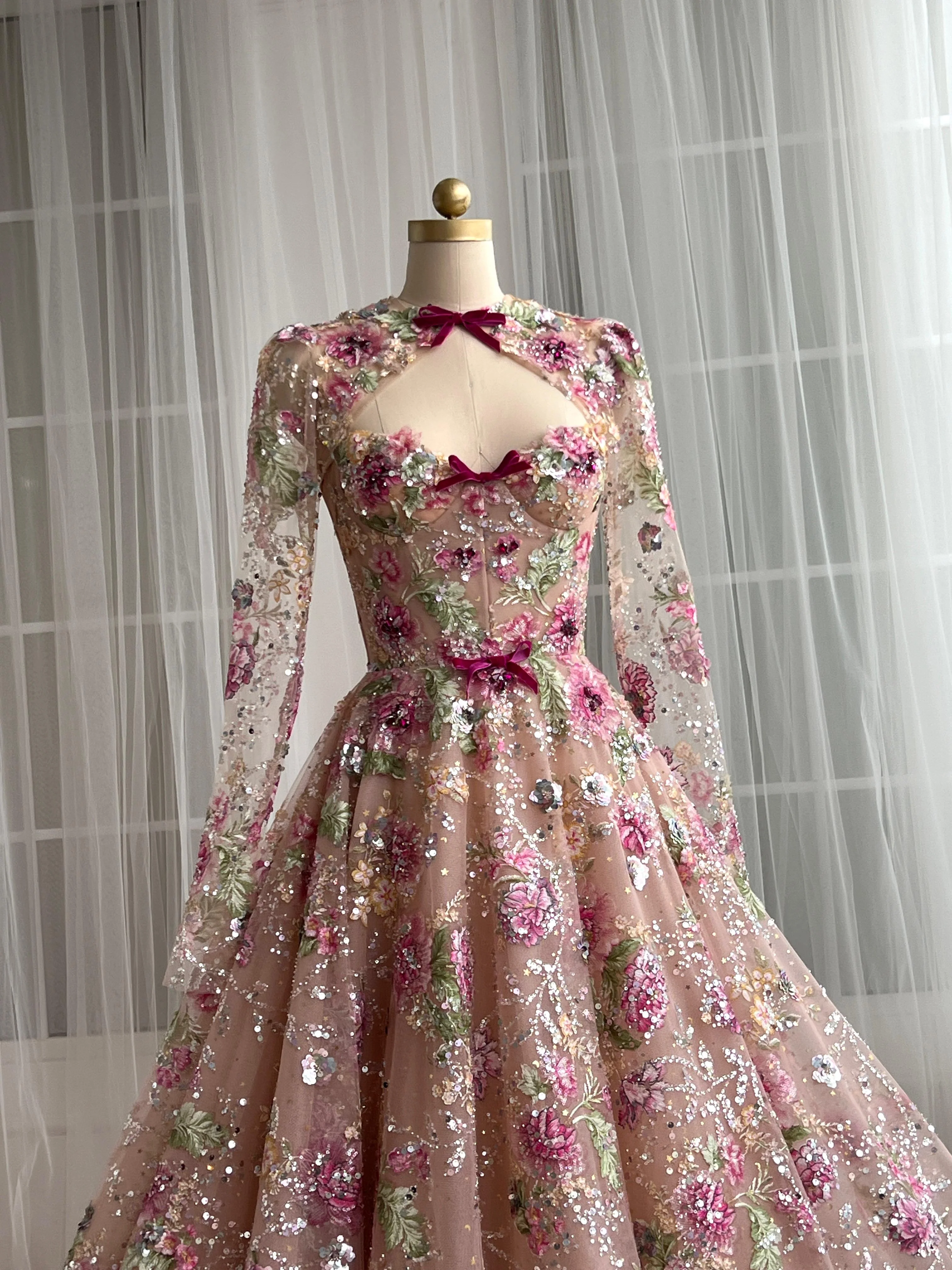 Sequin Tangle Gown - Image 2