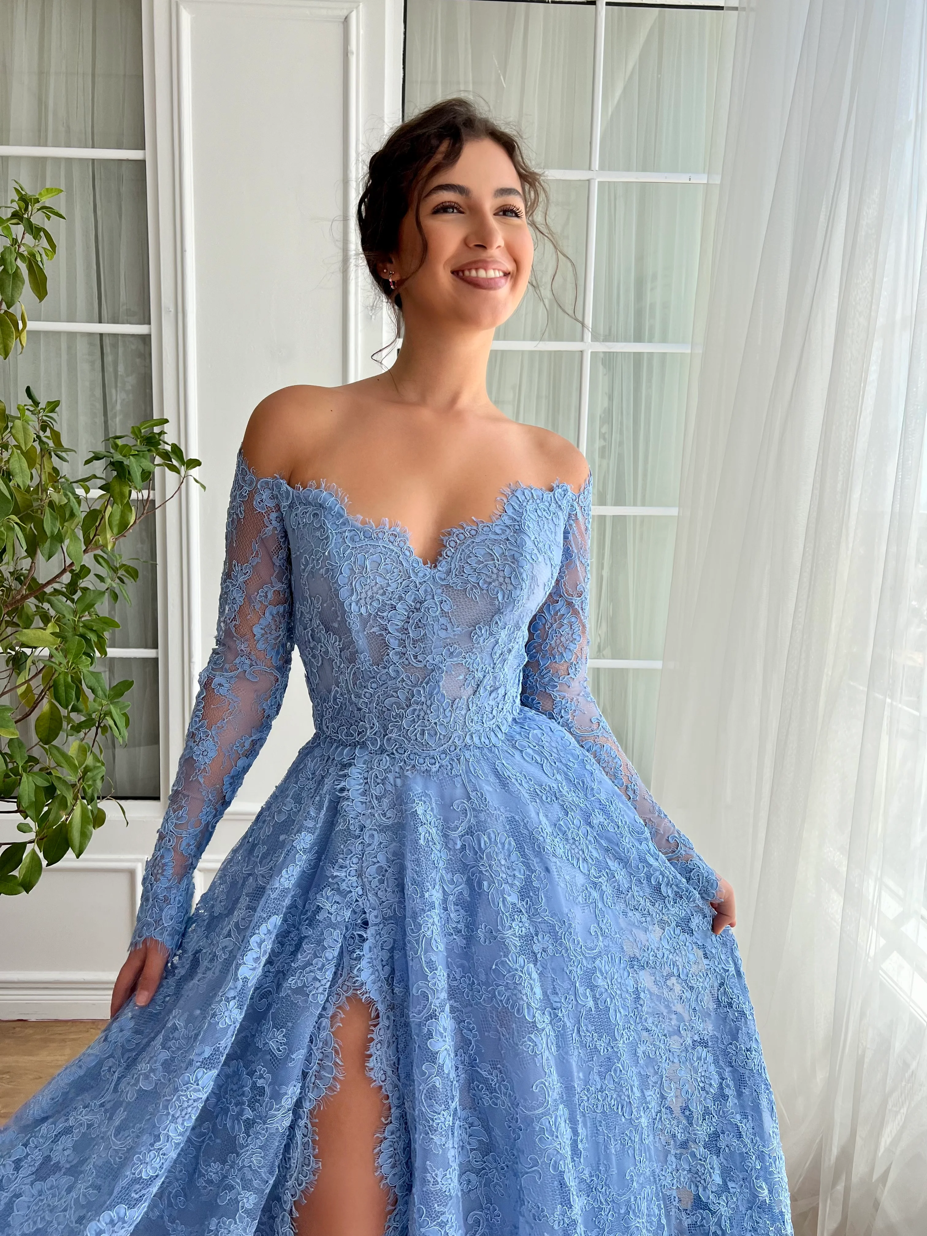 Serene Sapphire Gown - Image 3