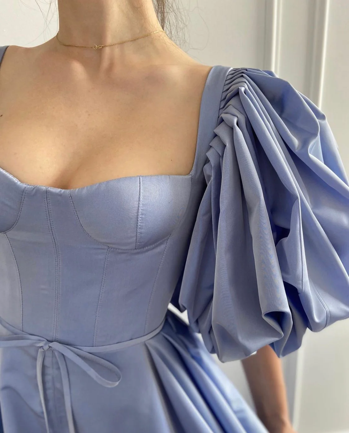 Skysail Puffsleeves Gown - Image 3