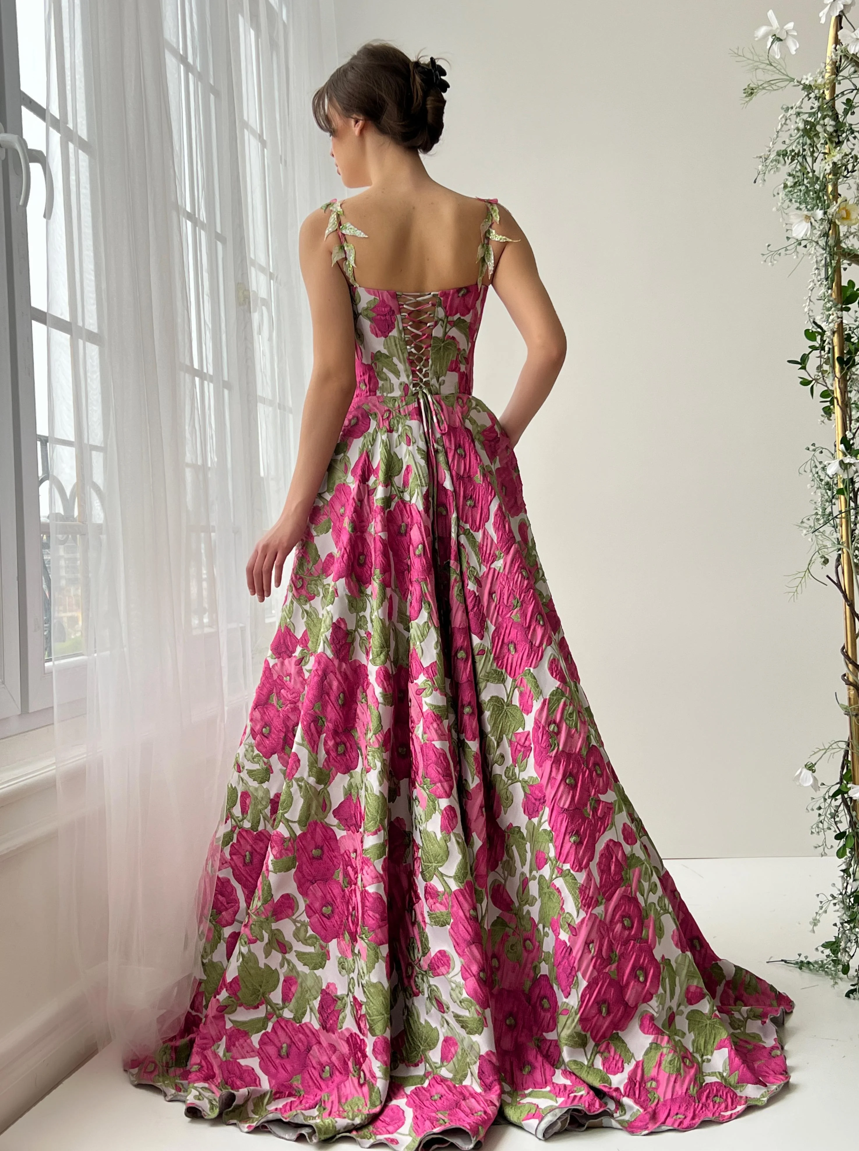 Spring Jacquard Gown - Image 3
