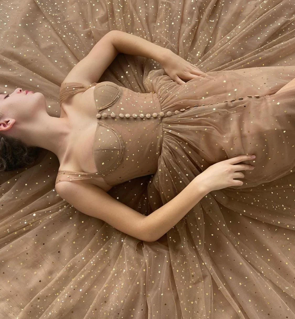 Starry Mocha Dress - Image 4