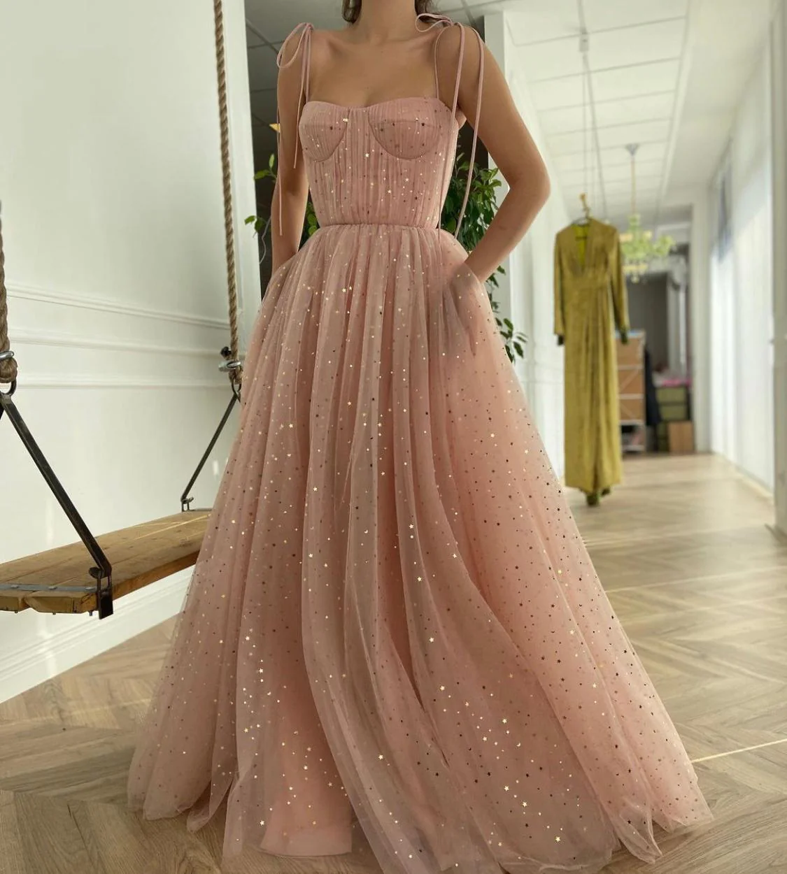 Starry Pastel Gown - Image 3
