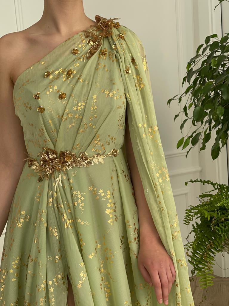 Summer Vine Sash Gown - Image 4