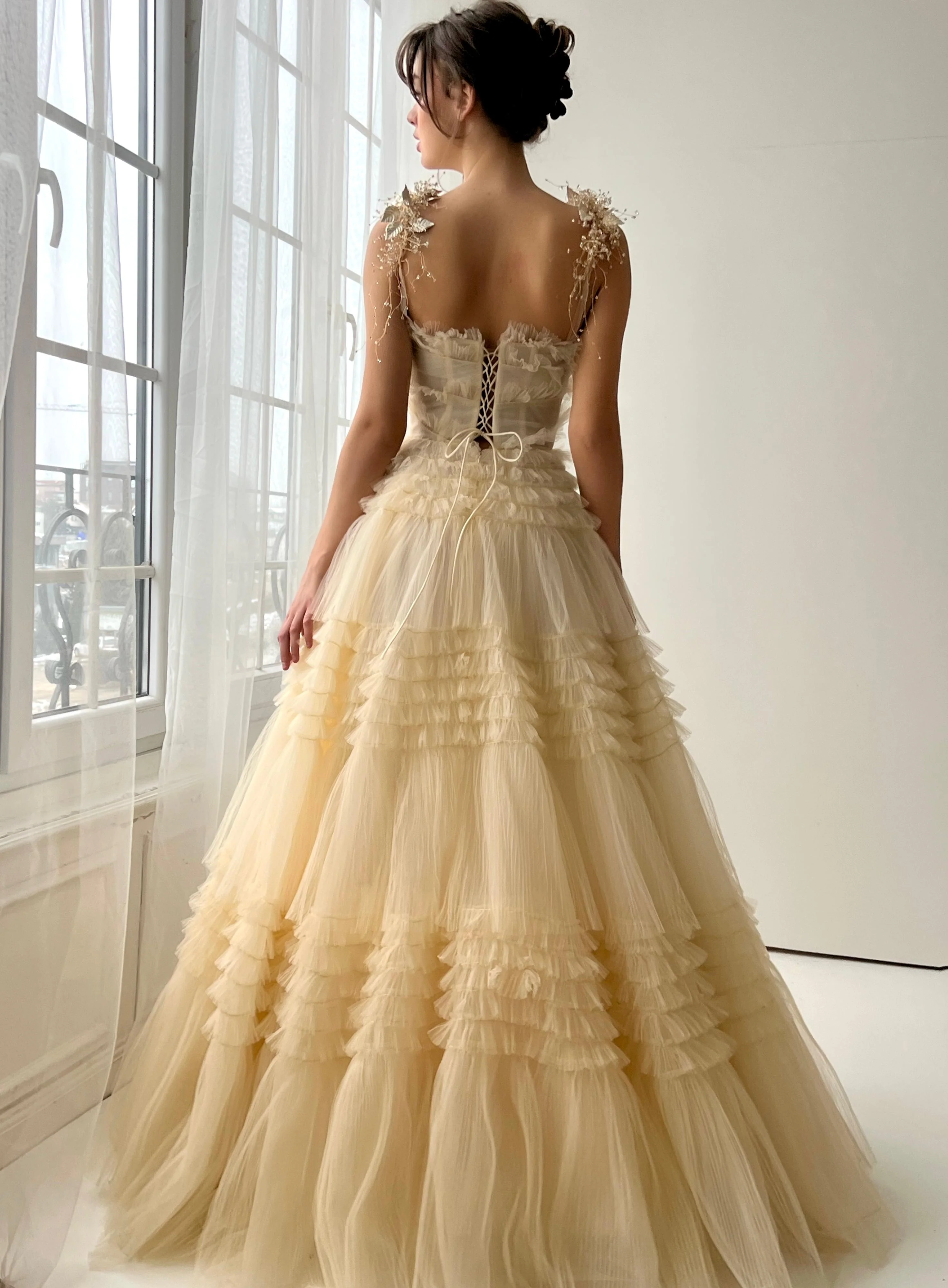 Sunlit Ruffle Gown - Image 2
