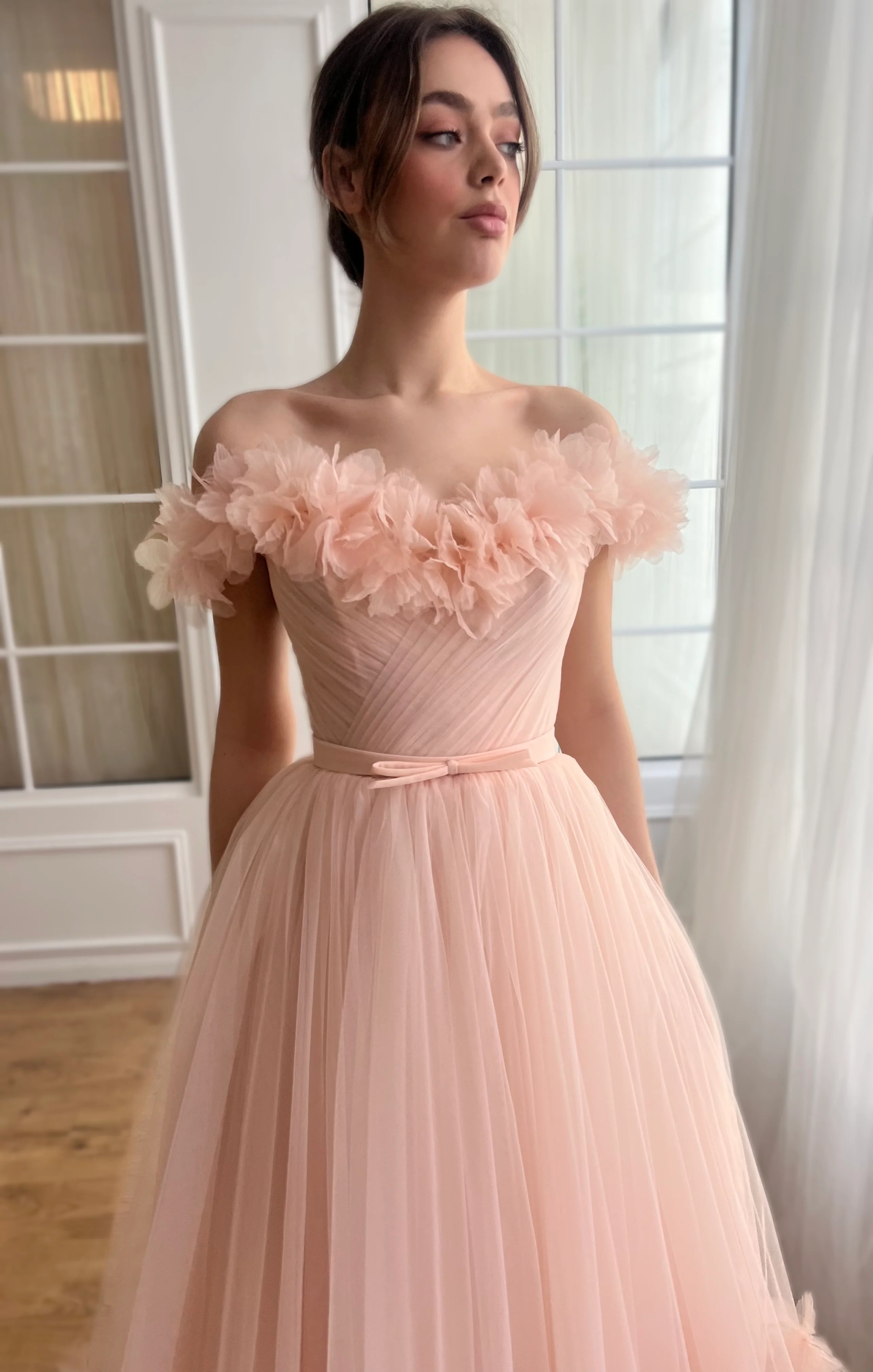 Tiffany Peach Dress - Image 3