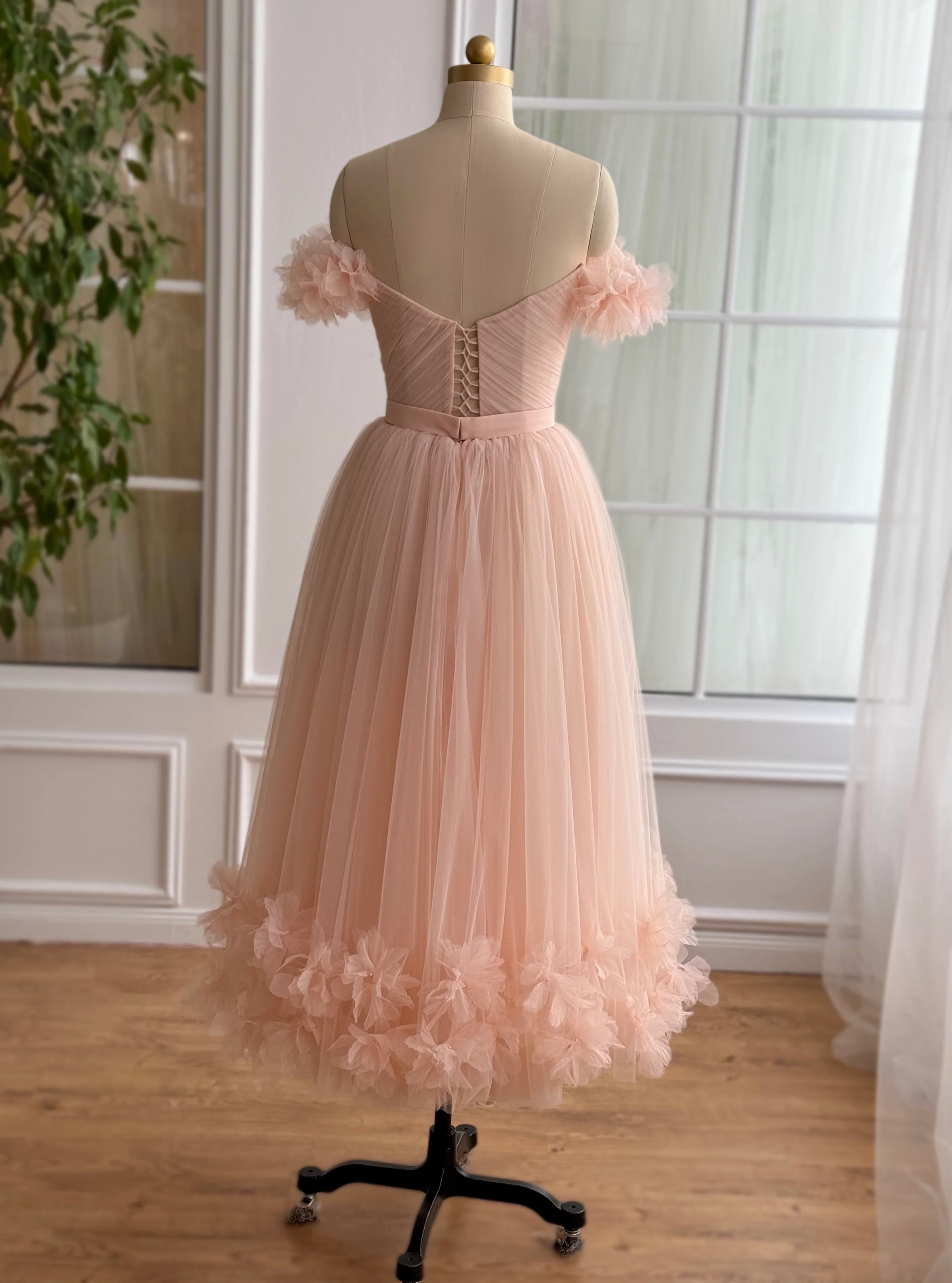 Tiffany Peach Dress - Image 6