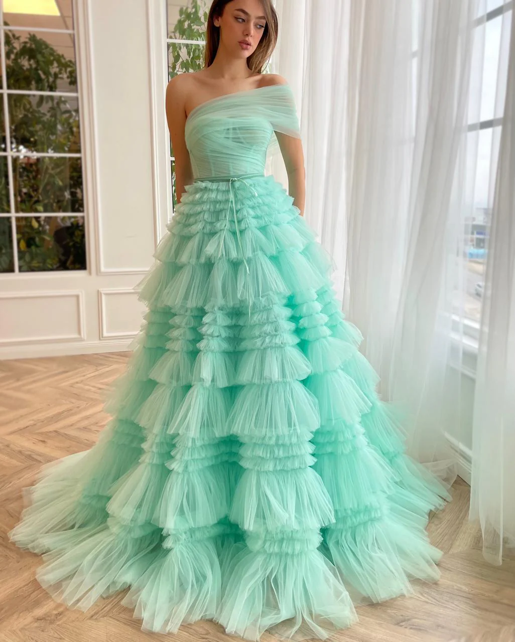 Turquoise Temptation Gown