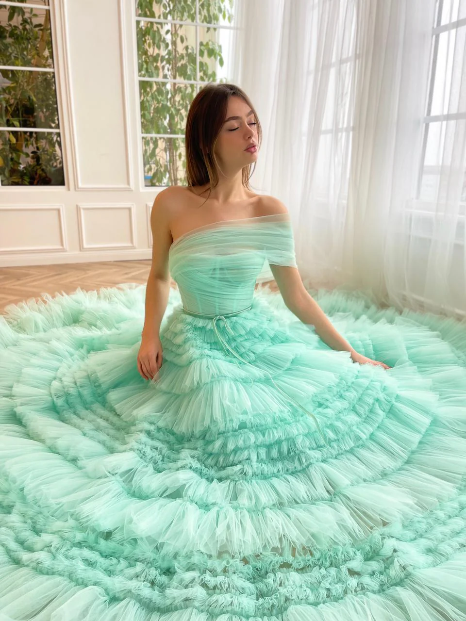 Turquoise Temptation Gown - Image 3