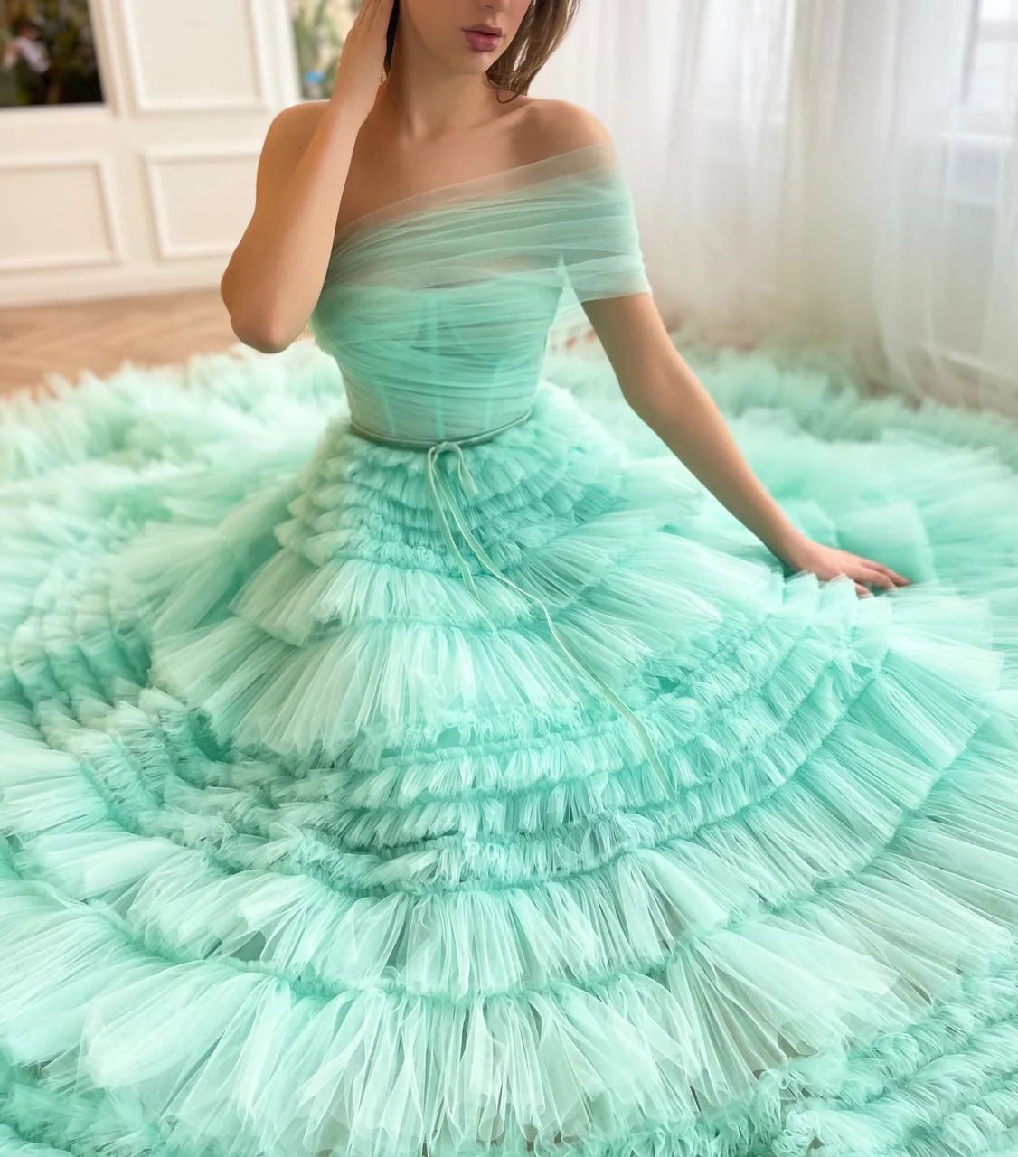 Turquoise Temptation Gown - Image 6