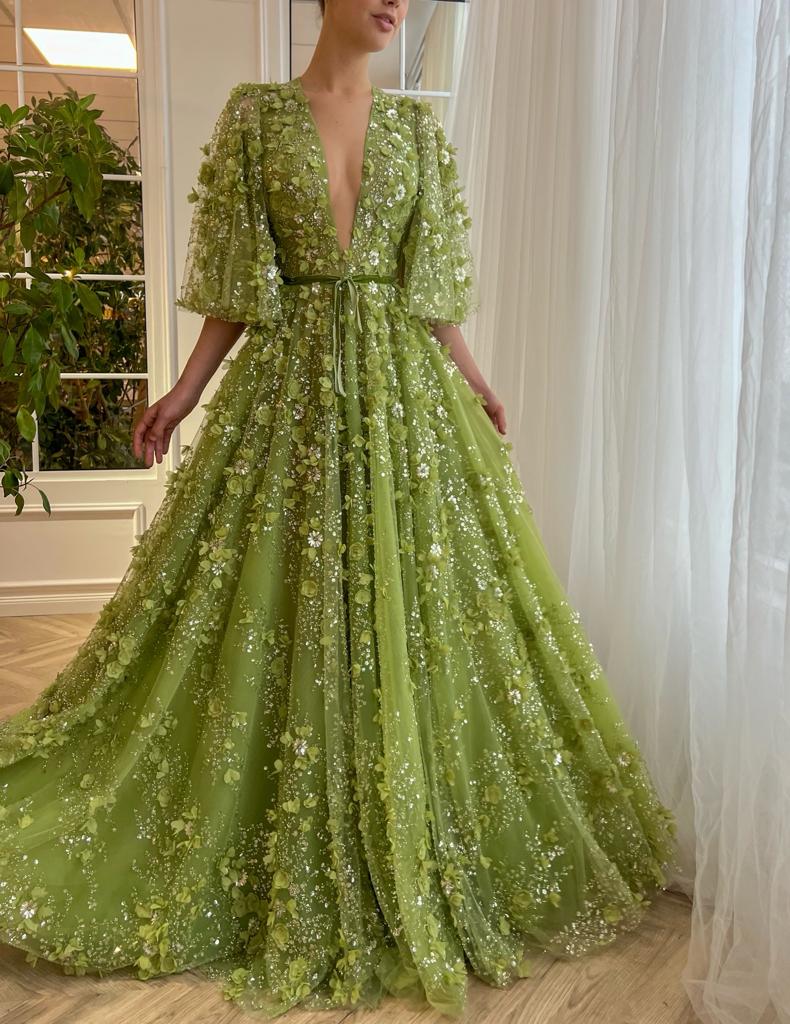 Verdant Winter Gown - Image 2