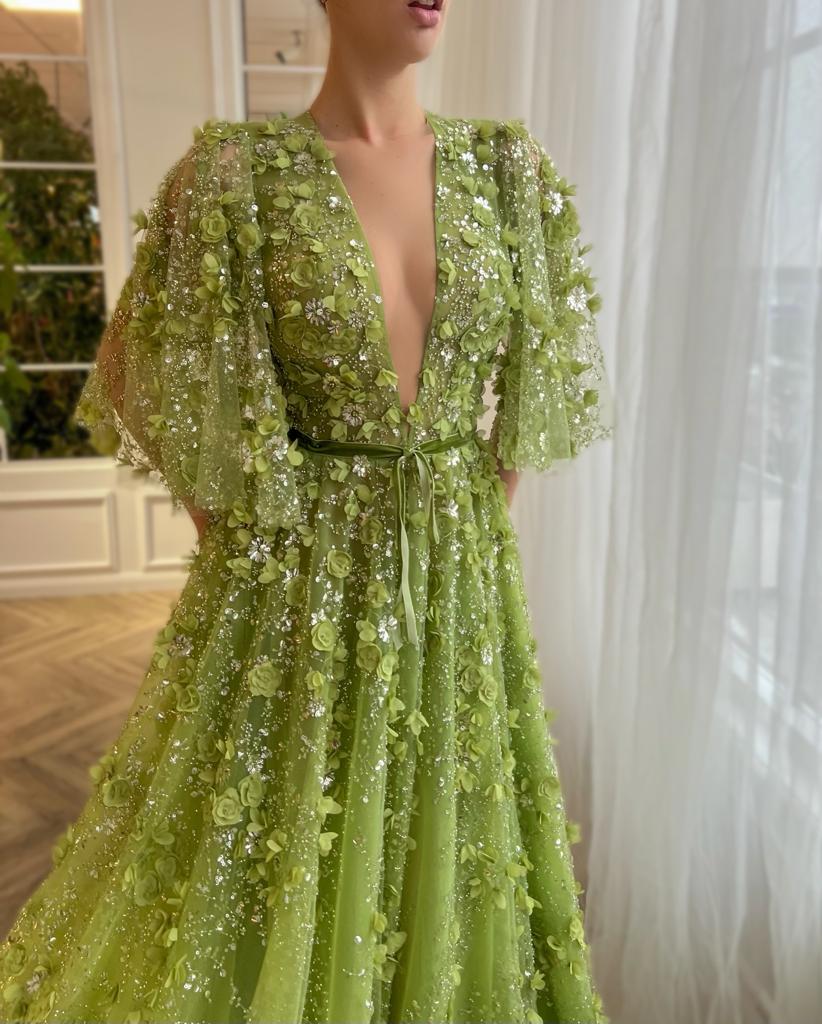 Verdant Winter Gown - Image 3