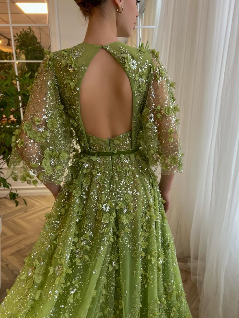 Verdant Winter Gown - Image 6