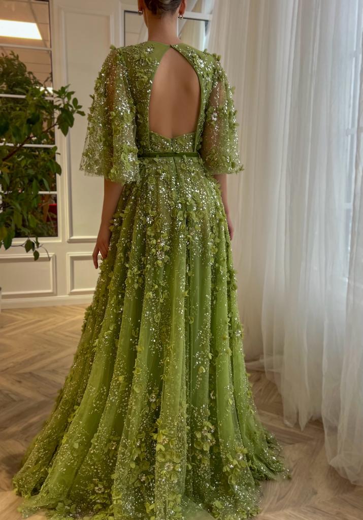 Verdant Winter Gown - Image 7