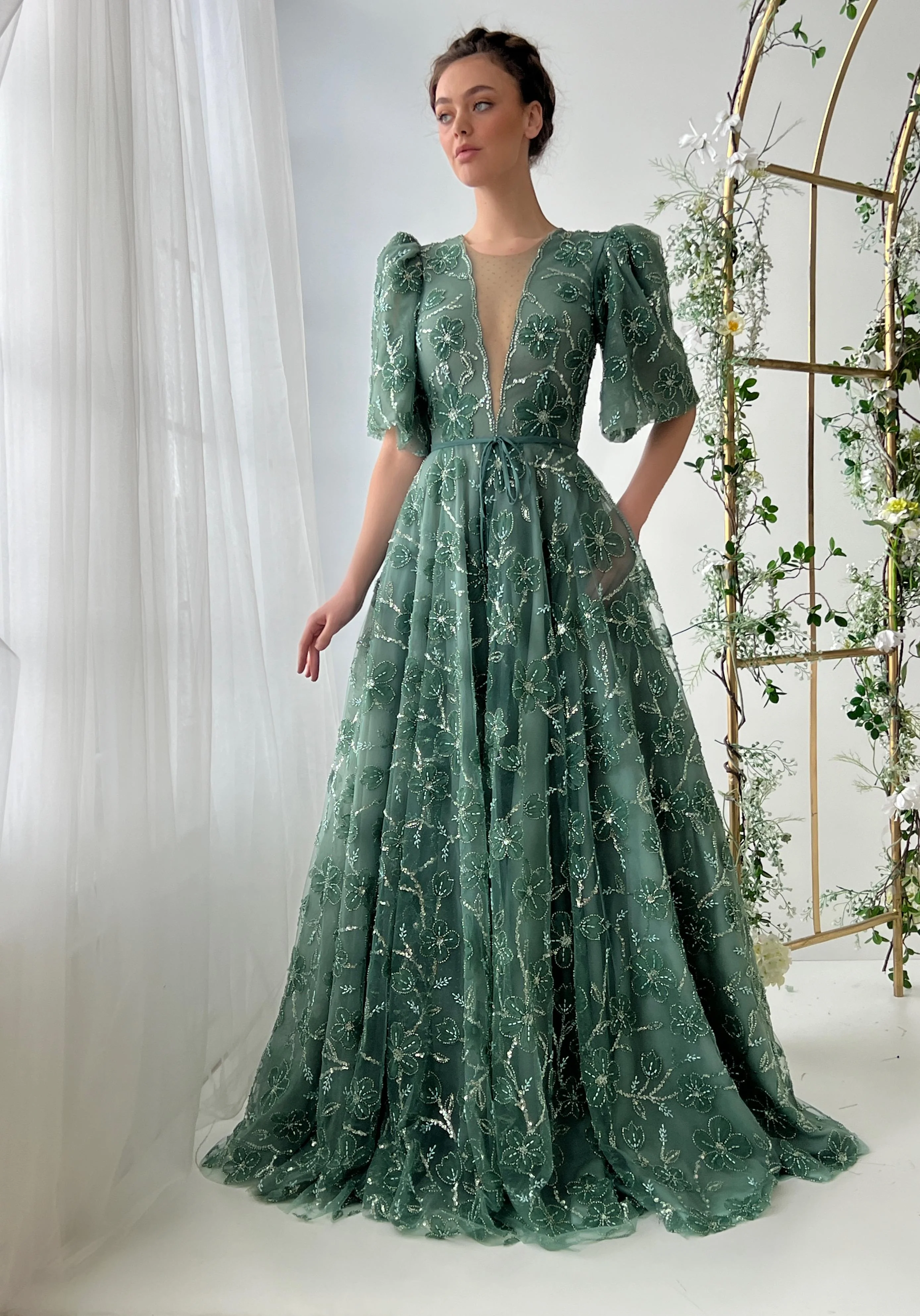 Verdure Nymia Gown