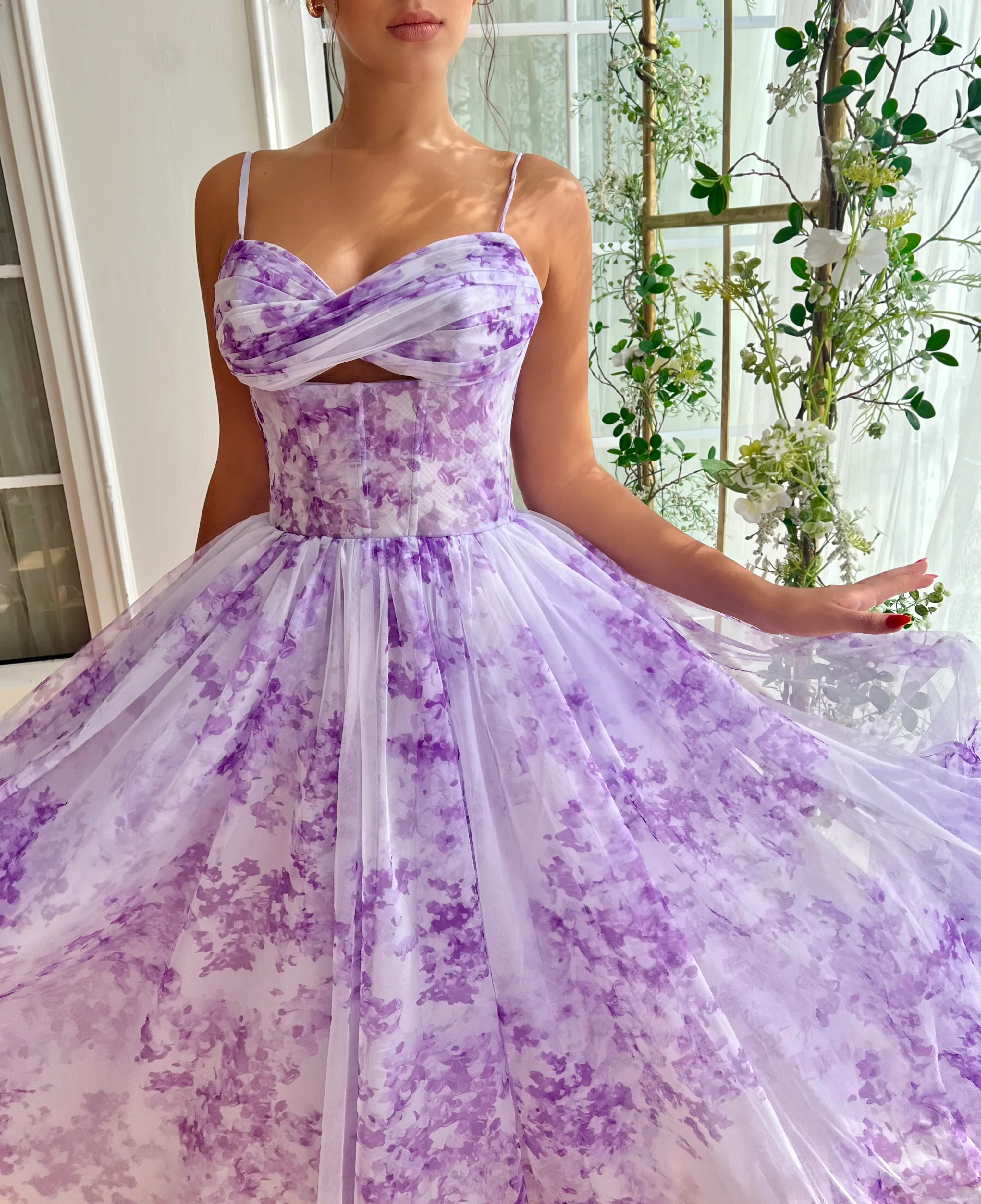 Violet Sky Midi Dress - Image 2