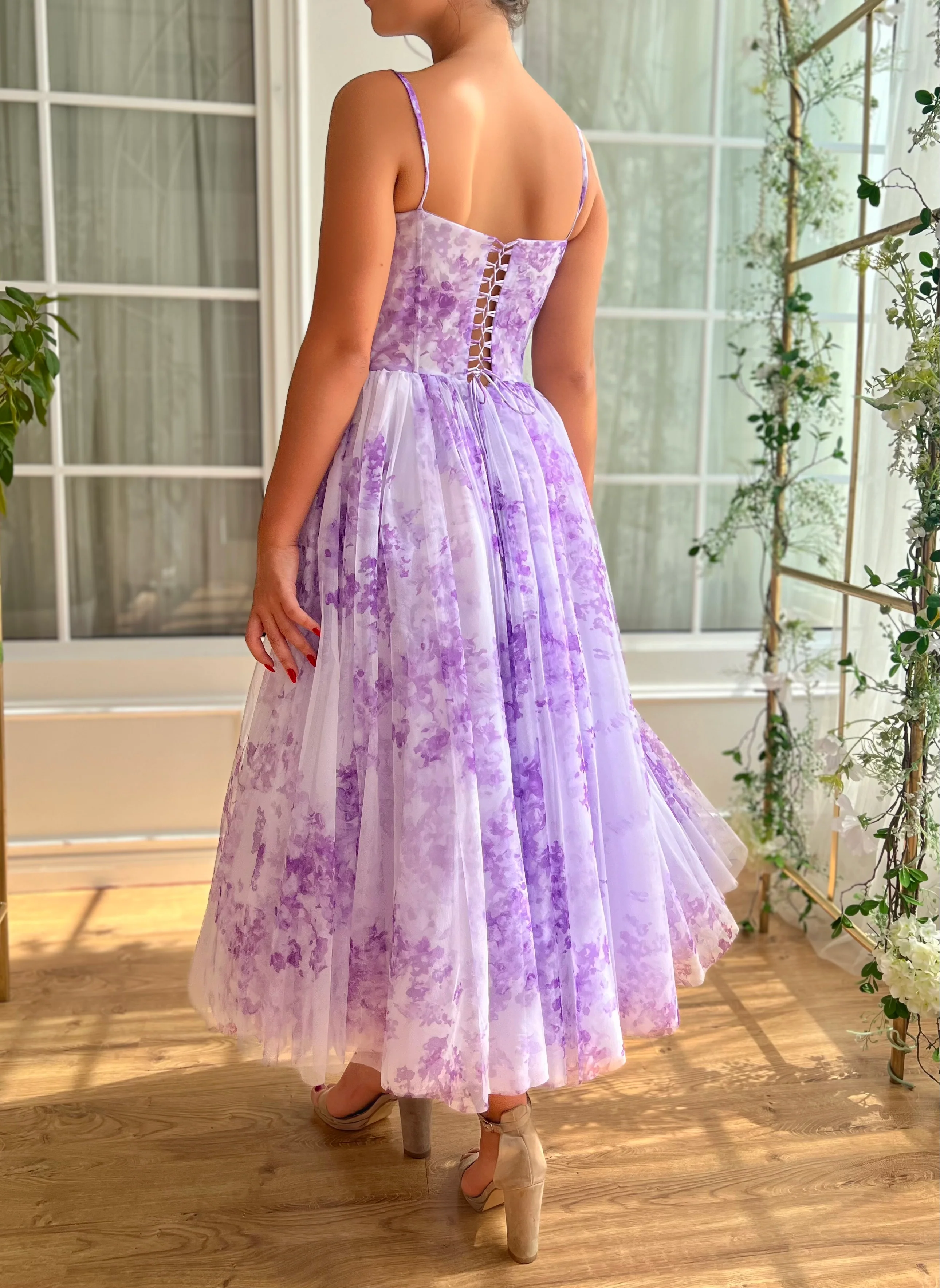 Violet Sky Midi Dress - Image 4