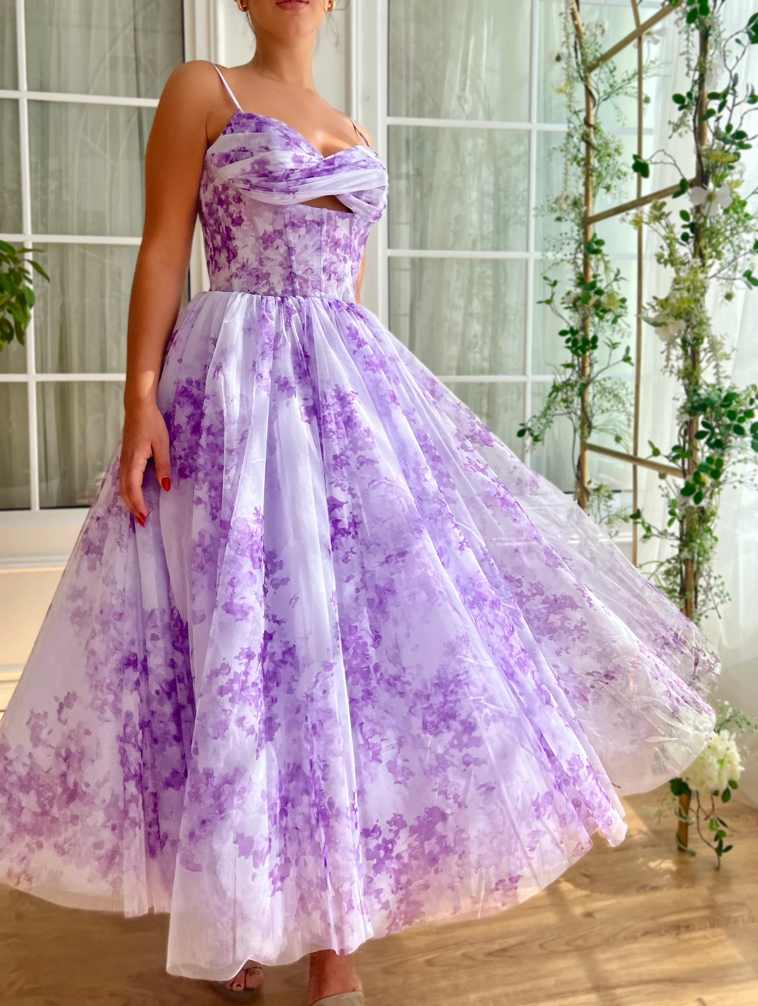 Violet Sky Midi Dress - Image 5