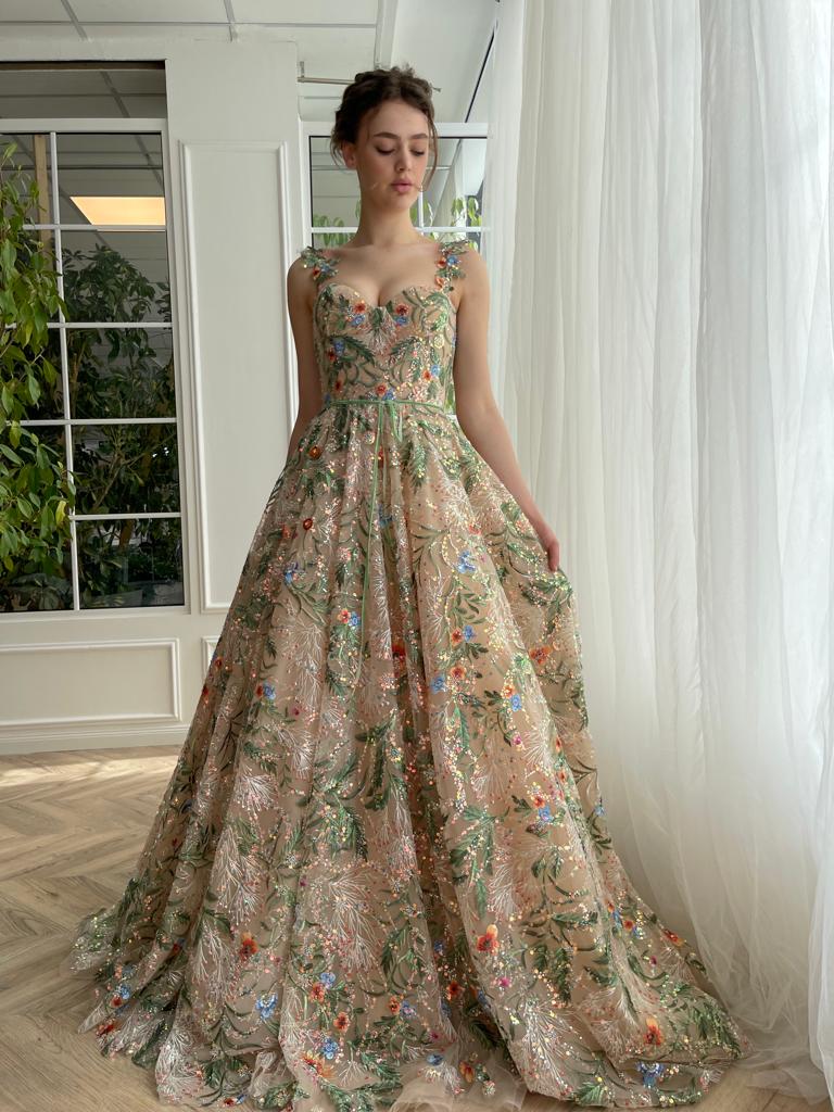 Whispering Forest Corset Gown - Image 3