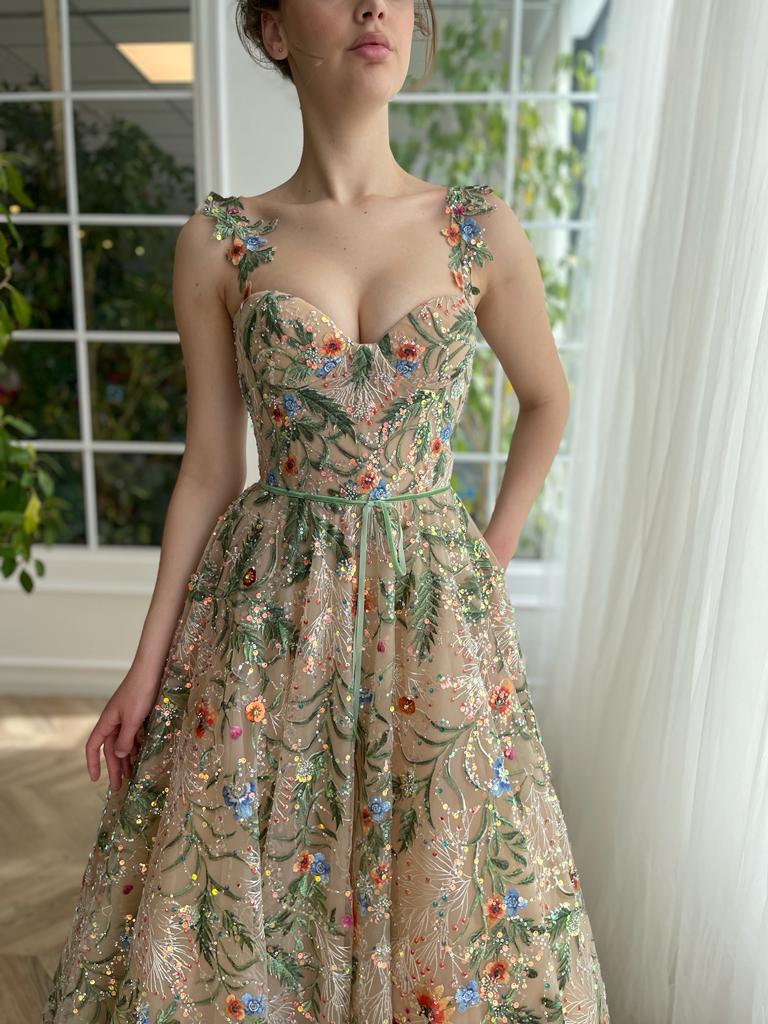 Whispering Forest Corset Gown - Image 6