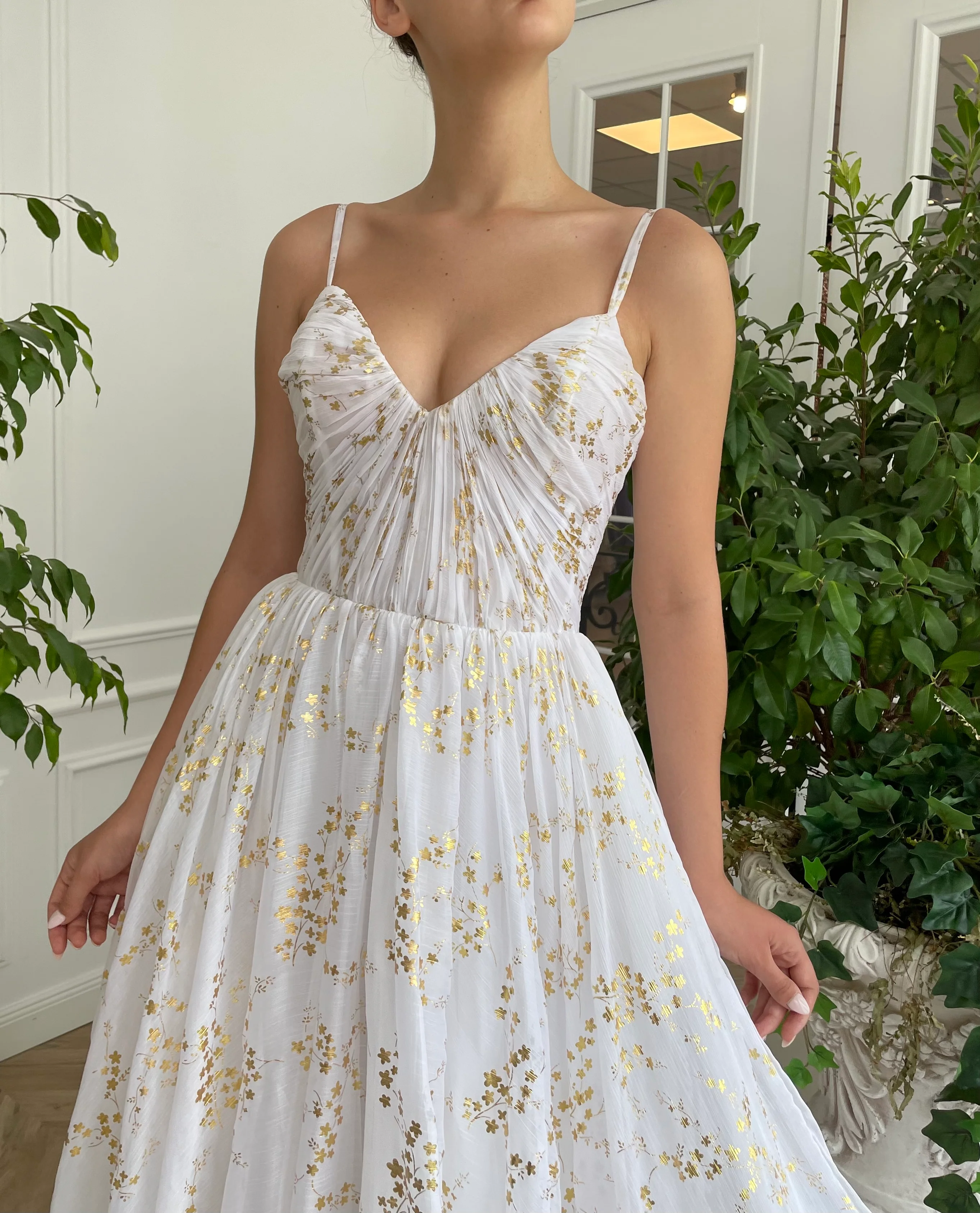 White Gilded Lily Gown - Image 5