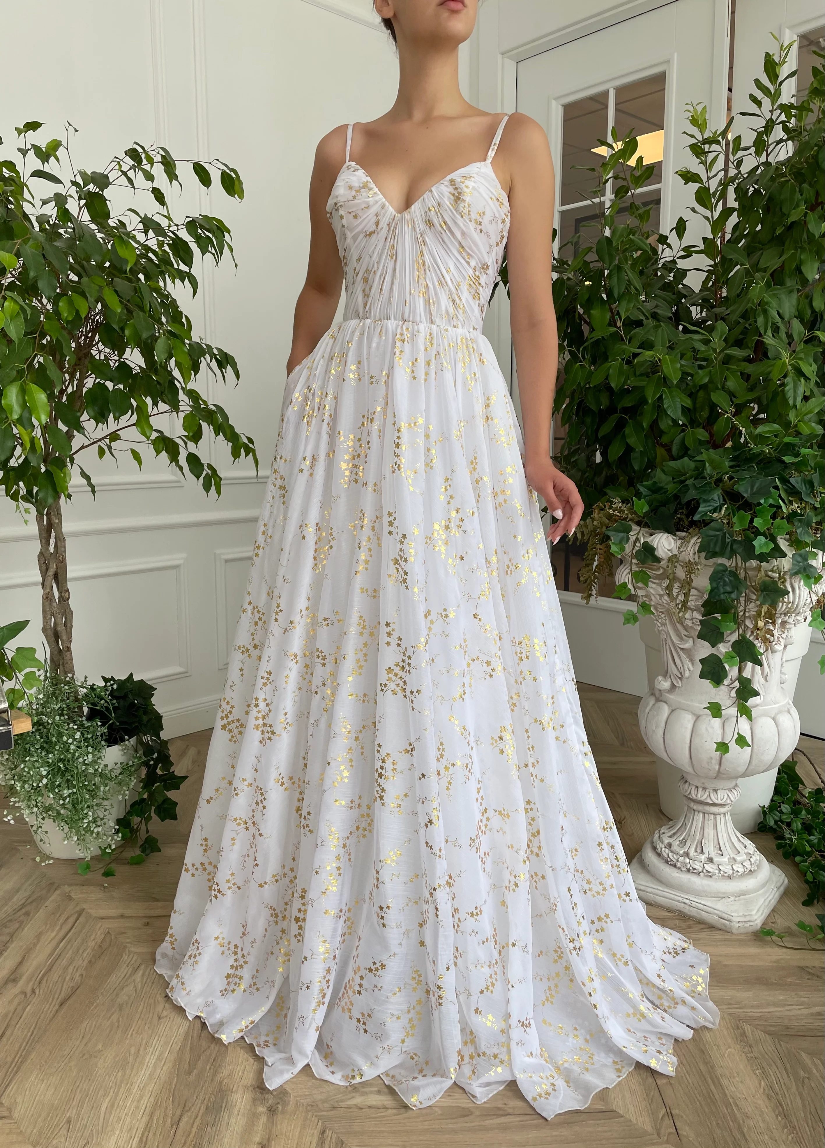 White Gilded Lily Gown - Image 6