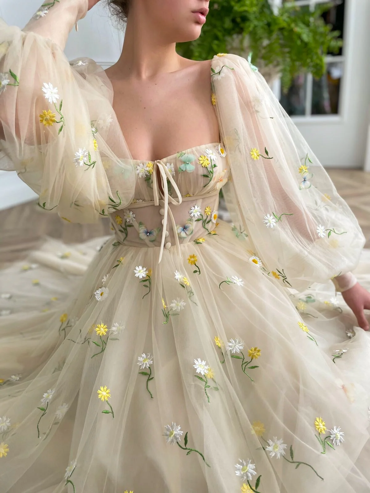 Wild Daffodils Dress - Image 2